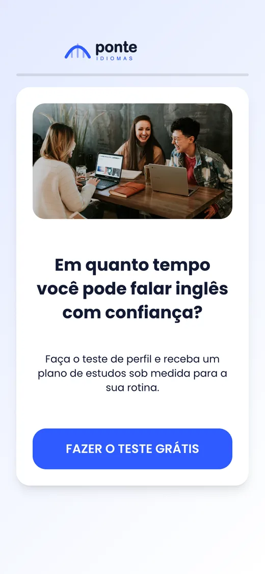 Quiz de exemplo da marca Ponte